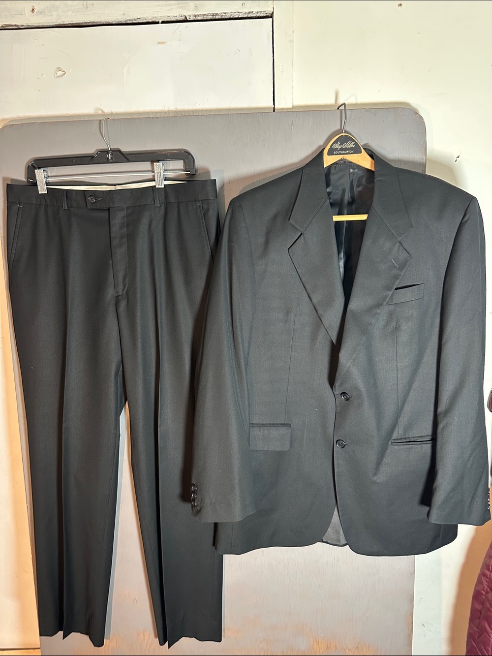 Classic Men's Black Two-Piece Suit by